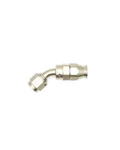 DeatschWerks 6AN Female Swivel 45-Degree Hose End PTFE (Incl. 1 Olive Insert) - 6-02-0851