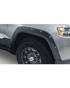 Bushwacker 11-18 Jeep Grand Cherokee Pocket Style Flares 2pc Does Not Fit SRT8 - Black - 10075-02