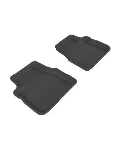 3D MAXpider 2009-2013 Subaru Forester/Impreza/WRX/Sti Kagu 2nd Row Floormats - Black - L1SB00321509