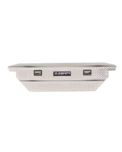 Lund Universal Aluminum Single Lid Cross Bed Box - Brite - 9304