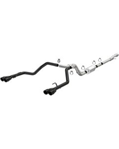 MagnaFlow 2019 Chevy Silverado 1500 V8 5.3L Street Series Quad Split Rear Exhaust w/ Black Tips - 19478