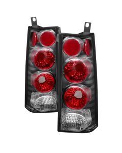 xTune Chevy Express Van 03-08 / GMC Savana 03-08 Euro Style Tail Lights -Black ALT-JH-CEXP03-BK - 9036538