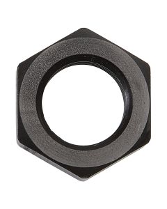 Russell Performance -6 AN Bulkhead Nuts 9/16in -18 Thread Size (Black) - 661893