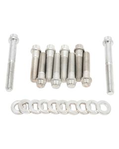 Edelbrock Plated Intk Bolt Kit for 2936 / 2937 - 8536