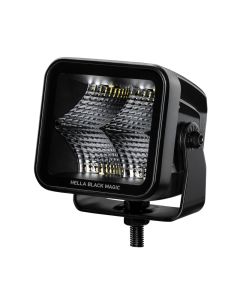Hella Universal Black Magic 3.2in L.E.D. Cube Kit - Flood Beam - 358176811