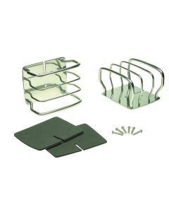 Kentrol 76-06 Jeep Wrangler YJ/TJ Taillight Guard Pair CJ - Polished Silver - 30497