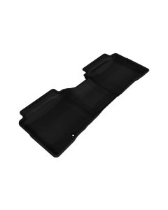 3D MAXpider 2011-2015 Kia Optima Kagu 2nd Row Floormats - Black - L1KA02521509