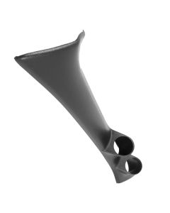 Autometer 95-99 Mitsubishi Eclipse / Eagle Talon Black Dual 52mm Pillar Pod - 22610