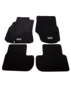 NRG Floor Mats - 03-06 G35 (Infiniti Emblem Logo) - 4pc. - FMR-600