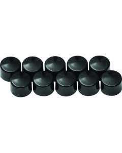 Kuryakyn Kool Kaps Gloss Black 1/4inch Allen Head - 2457