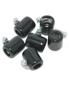 NAMZ Fuel Line Hose Clamps 1/4-5/16in. ID Black (6 Pack) - NHC-B106