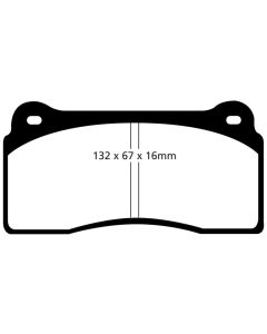 EBC 99-03 Aston Martin DB7 5.9 Orangestuff Front Brake Pads - DP91110