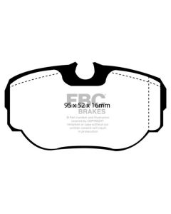 EBC 99-03 Land Rover Discovery (Series 2) 4.0 Yellowstuff Rear Brake Pads - DP41038R
