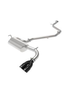 aFe Takeda 18-21 Toyota C-HR 2.0L 2.5in 304 Stainless Steel Cat-Back Exhaust w/ Black Tip - 49-36044-B