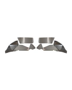 Fishbone Offroad 2018+ Jeep Wrangler JL Rear Pair Aluminum Raw Inner Fenders - FB33108R