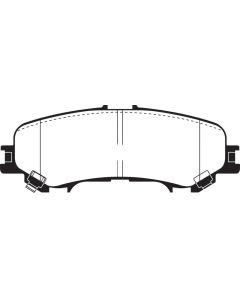 EBC 2016+ Nissan Titan 5.6L Extra Duty Rear Brake Pads - ED93089