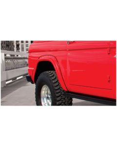Bushwacker 66-77 Ford Bronco Cutout Style Flares 2pc - Black - 20002-07