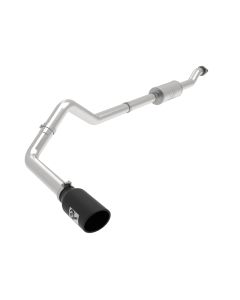 aFe Vulcan Series 3.5in 409 SS Cat-Back Exhaust 13-19 Ford Transit V6 3.5L (TT) w/ Black Tips - 49-33112-B