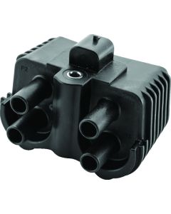 Twin Power 18-Up Softail Ignition Coil Black Replaces H-D 31600067 .4 ohm - 216147