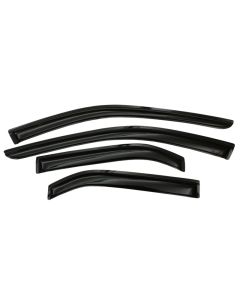 AVS 15-18 Ford F-150 Supercrew Ventvisor Outside Mount Window Deflectors 4pc - Smoke - 94975