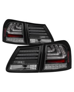 Spyder 07-11 Lexus GS 350 LED Tail Lights Black ALT-YD-LGS06-LED-BK - 5082596