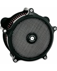 Performance Machine Air Cleaner - Black Ano - 0206-2139-B