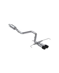 MBRP Pro Series 3" T304 Stainless Dual Split Center Rear Exit Catback Exhaust System w/ Carbon Fiber - S47053CF