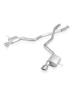 Stainless Works 2012-17 Jeep Grand Cherokee 6.4L Catback S-Tube Mufflers X-Pipe - JEEP64CB-S