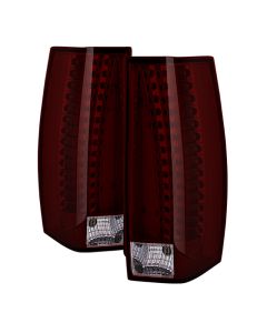 xTune Cadillac Escalade 07-14 OE Style Tail Lights Red Smoked ALT-JH-CAESC07-OE-RSM - 9030505
