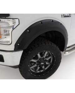 Bushwacker 18-19 Ford F-150 Pocket Style Flares 4 pc - Oxford White - 20945-12