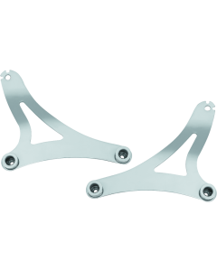 Kuryakyn Fixed Mounts Multi-Purpose Driver & Passenger Backrest 14-22 Indian Models Chrome - 7094