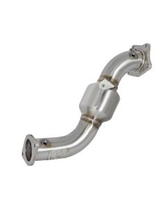 aFe Twisted Steel Down-Pipe Catted 13-16 Cadillac ATS L4-2.0L (t) - 48-34126-HC