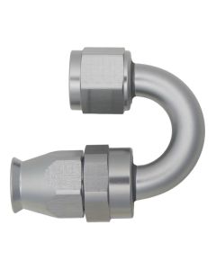 DeatschWerks 8AN Female Swivel 180-Degree Hose End PTFE (Incl. 1 Olive Insert) - 6-02-0857