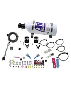 Nitrous Express Dual Nozzle Sport Compact Nitrous Kit (35-50-75HP) w/5lb Bottle - 20616-05