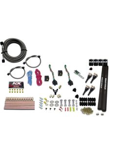 Nitrous Express 4 Cyl SX2 Nozzle Nitrous Kit (100-300HP x 2) w/o Bottle - 90094-00
