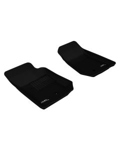 3D MAXpider 2007-2013 Jeep Wrangler JK 2-Door/Unlimited Kagu 1st Row Floormat - Black - L1JP00311509
