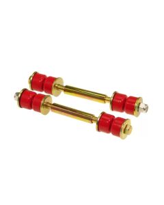 Prothane Universal End Link Set - 4 1/2in Mounting Length - Red - 19-409