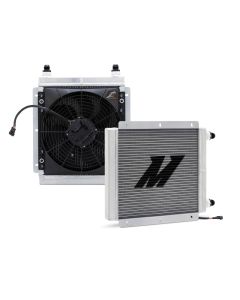 Mishimoto Universal Heat Exchanger Kit - With Integrated 1 x 12in Brushless Fan - MMHE-UNI-BRLS-K