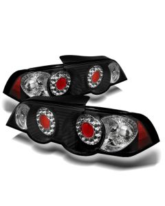 Spyder Acura RSX 02-04 LED Tail Lights Black ALT-YD-ARSX02-LED-BK - SPYD-5000361