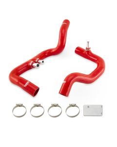 Mishimoto 2018+ Jeep Wrangler JL / Gladiator JT 3.6L AT Red Silicone Radiator Coolant Hose Kit - MMHOSE-JLP-18ARD