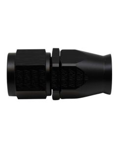 DeatschWerks 10AN Female Swivel Straight Hose End PTFE (Incl 1 Olive Insert) - Anodized Matte Black - 6-02-0858-B