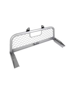 Deezee Universal Aluminum Front Truck Cargo Management Cab Rack Silver Mesh - DZ95050R