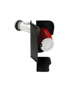 Spectre 03-07 Ford SD V8-6.7L DSL Air Intake Kit - Polished w/Red Filter - 9973