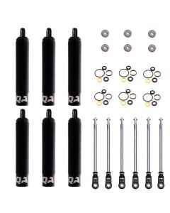 QA1 18.25 Eye-B/Eye-B V-None Dry LD Piston Shock Large Aluminum Coilover 12.38 - 6 Pack - 6Q6RLD-DRY-6PK