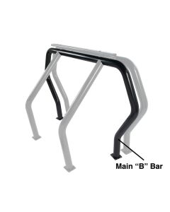 Go Rhino RHINO Bed Bar - Rear Main B bar - Black - 90002B