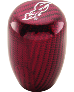 DragonFire Racing Shift Knob Short- Red Carbon Fiber - 522639