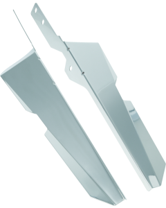 Bikers Choice 86-13 FLST Chrome Wind Deflectors Replaces H-D 58125-90A - 488811