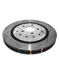 DBA Audi R8/RS5 F T3 5000 Series Slotted Front Rotor - Silver Hat - DBA52834SLVS