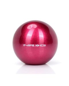 NRG Fushia Sparkly Painted Titanium Round Shifter Heavy Weight - SK-350FH