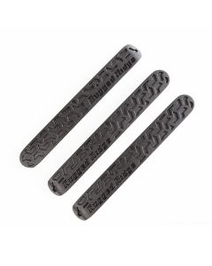 Rugged Ridge Elite Dr Hndle Inserts Black Tread 2Dr 07-18 Jeep Wrangler JK - 13311.48